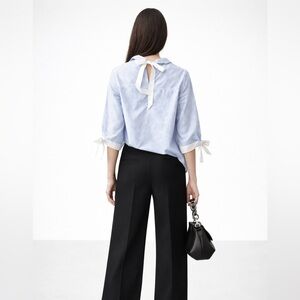 CACHE-CACHE - Striped Blouse with Bow details